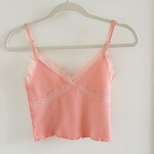 Divided Blush Lace Cami